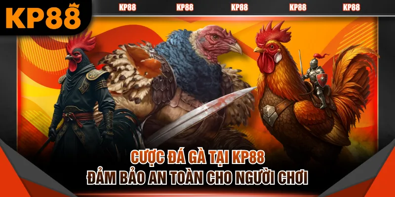 Cược đá gà tại KP88 đảm bảo an toàn cho người chơi