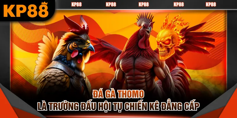 Đá gà Thomo là trường đấu hội tụ chiến kê đẳng cấp
