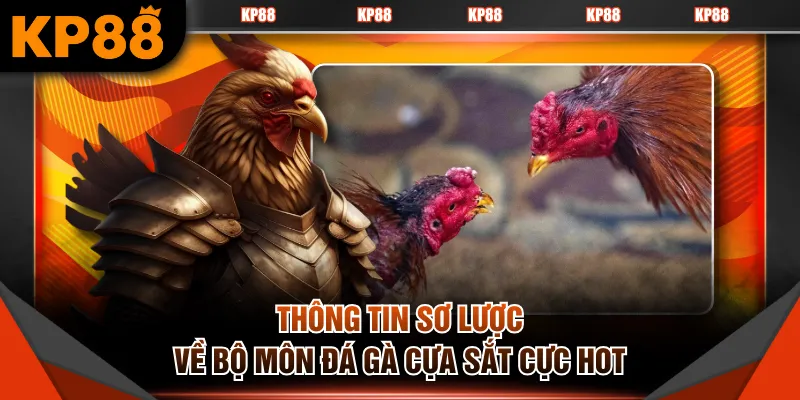 Thông tin sơ lược về bộ môn đá gà cựa sắt cực hot